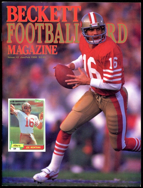 Issue #2 Beckett Football Magazine Jan/Feb 1990 