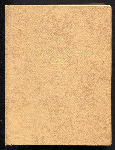 1971 Sporting News National Football League Guide Hardback