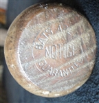 1911-1930 Reach Burley Model R Decal Bat 