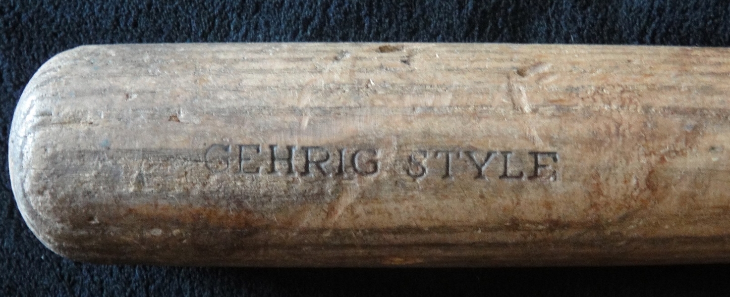 1940s Gehrig Style Adirondack Bat