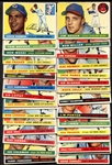1955 Topps Lot of 34 Different w/High #'s