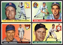 1955 Topps Lot of 34 Different w/High #'s
