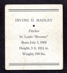 1933 Tattoo Orbit Irving Hadley Short Print!