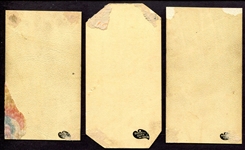 1912 Zeenut Lot of 3 w/Baker Horizontal