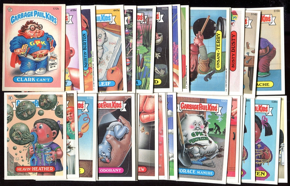 1980s Garbage Pail Kids 34 Mostly Different