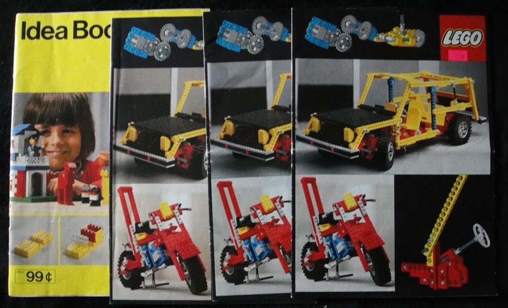 1970s-80s Lego Lot of 27 Manual Instruction and Catalog Guides