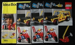 1970s-80s Lego Lot of 27 Manual Instruction and Catalog Guides