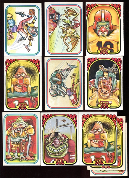 1974 Donruss Football Super Freaks Lot of 11 Nicer condition