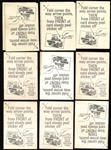 1970- 73 Odder Odd Rods and Silly Cycles Lot of 33 stickers