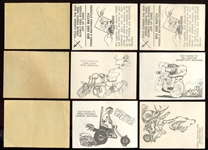1970- 73 Odder Odd Rods and Silly Cycles Lot of 33 stickers