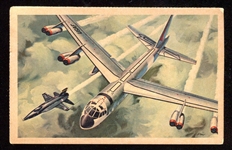 1961 Revell Model Airplane Historic Collectors Card No. 2 B52 UM26-5