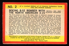 1961 Revell Model Airplane Historic Collectors Card No. 2 B52 UM26-5