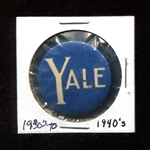1930s/40s Yale Pinback