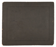 Harvard Military School Baseball Team 1906 Players ID'd on Back!
