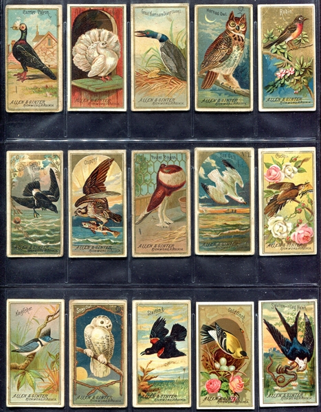 N13 Birds of America 28 Different w/3 N23 Song Birds of the World