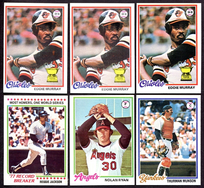 1978 Topps 3 Eddie Murray RCs + More!