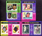 1975 Topps 4 MVP Cards Mantle Maris Aaron
