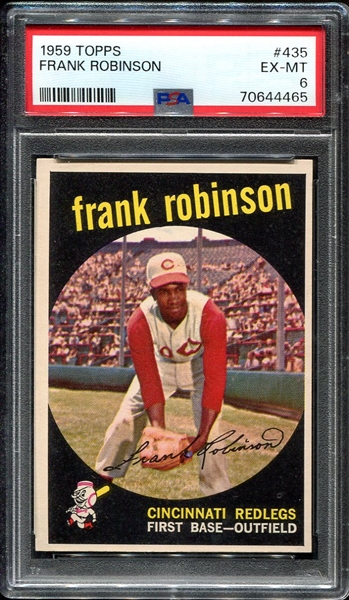 1959 Topps #435 Frank Robinson PSA 6
