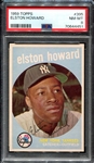 1959 Topps #395 Elston Howard PSA 8
