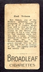 T207 Red Nelson St. Louis Browns Broadleaf