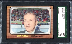 1966-67 Topps Hockey #42 Sid Abel Detroit Red Wings SGC 86