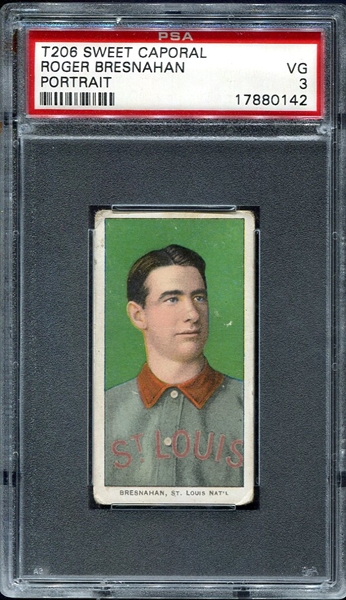 T206 Roger Bresnahan Portrait PSA 3
