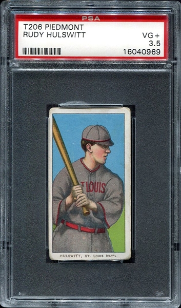 T206 Rudy Hulswitt St. Louis PSA 3.5