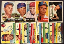 1952-1958 Topps Lot of 50 Different