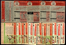 1952-1958 Topps Lot of 50 Different