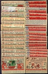 1952-1958 Topps Lot of 50 Different