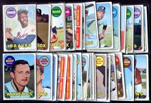 1969 Topps Lot of 33 Mostly Different w/Hank Aaron