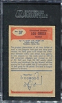 1954 Bowman #37 Lou Groza SGC 84