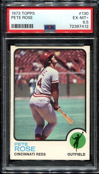 1973 Topps #130 Pete Rose PSA 6.5