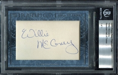 2013 Panini Press Pass Platinum Cuts Willie McCovey 1 of 1