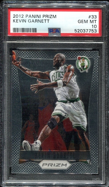 2012 Panini Prizm #33 Kevin Garnett PSA 10 Gem Mint