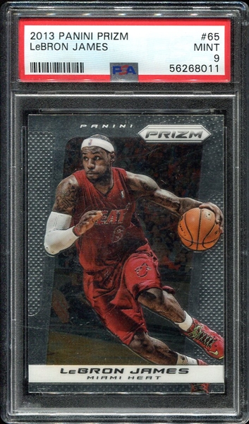 2013 Panini Prizm #65 Lebron James PSA 9