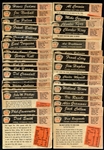1955 Bowman Starter Lot of 80 Assorted