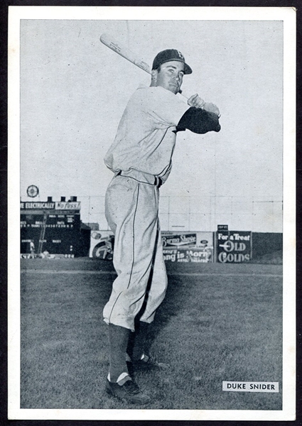 1954 All-Star Photo Pack Duke Snider