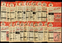 1953 Topps Lot of 28 Mostly Different