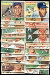 1956 Topps Lot of 87 Mostly Different