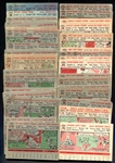 1956 Topps Lot of 87 Mostly Different