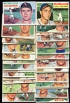 1956 Topps Lot of 87 Mostly Different
