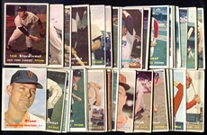 1957 Topps Lot of 101 Mostly Different