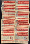 1957 Topps Lot of 101 Mostly Different