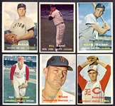 1957 Topps Lot of 101 Mostly Different