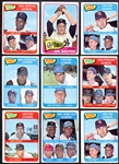 1965 Topps Lot of 123 Cards w/Mantle LL & HOFers