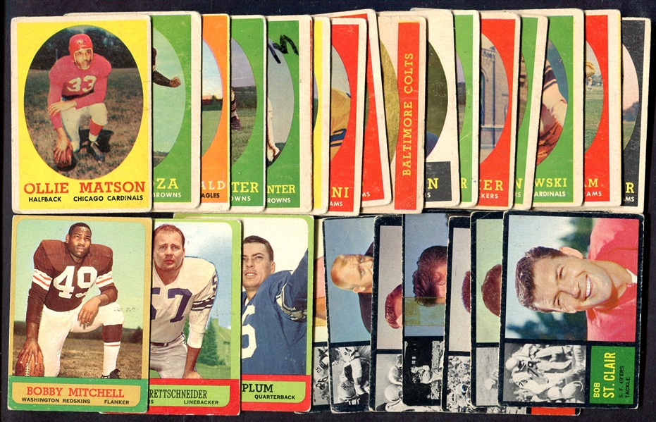 1950-1970s Lot of 100+ Cards w/HOFers