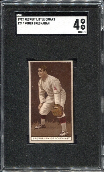 T207 Roger Bresnahan St. Louis Cardinals SGC 4