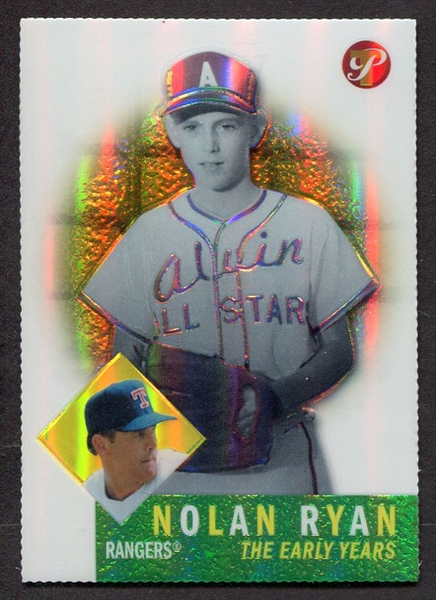2005 Topps Pristine Nolan Ryan Gold Refractor 09/65 Nrmt/Mt