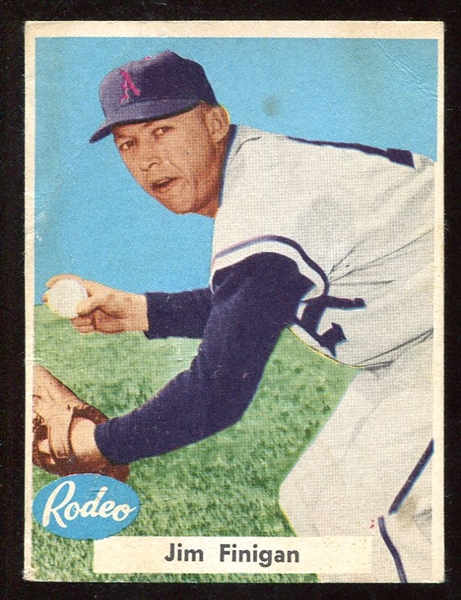 1955 Rodeo Meats Athletics Jim Finigan
